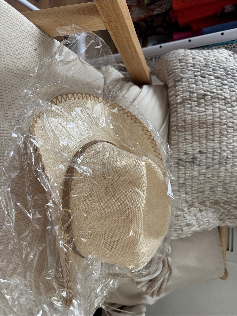 💲 NWT Western CowGIRL Hat with leather trim - Picture 5 of 5